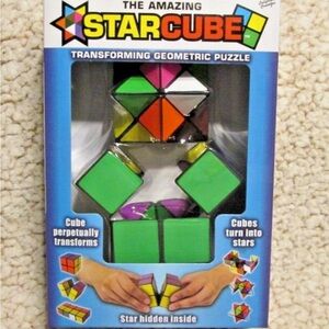 California Creation The Amazing Star Cube: 2 Piece Transforming Geometric Puzzle